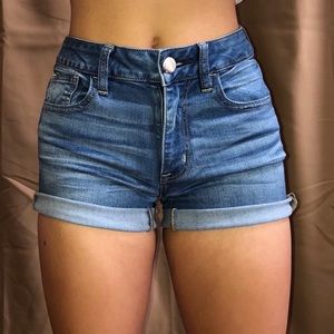 American Eagle Outfitters Hi-Rise Shortie Shorts